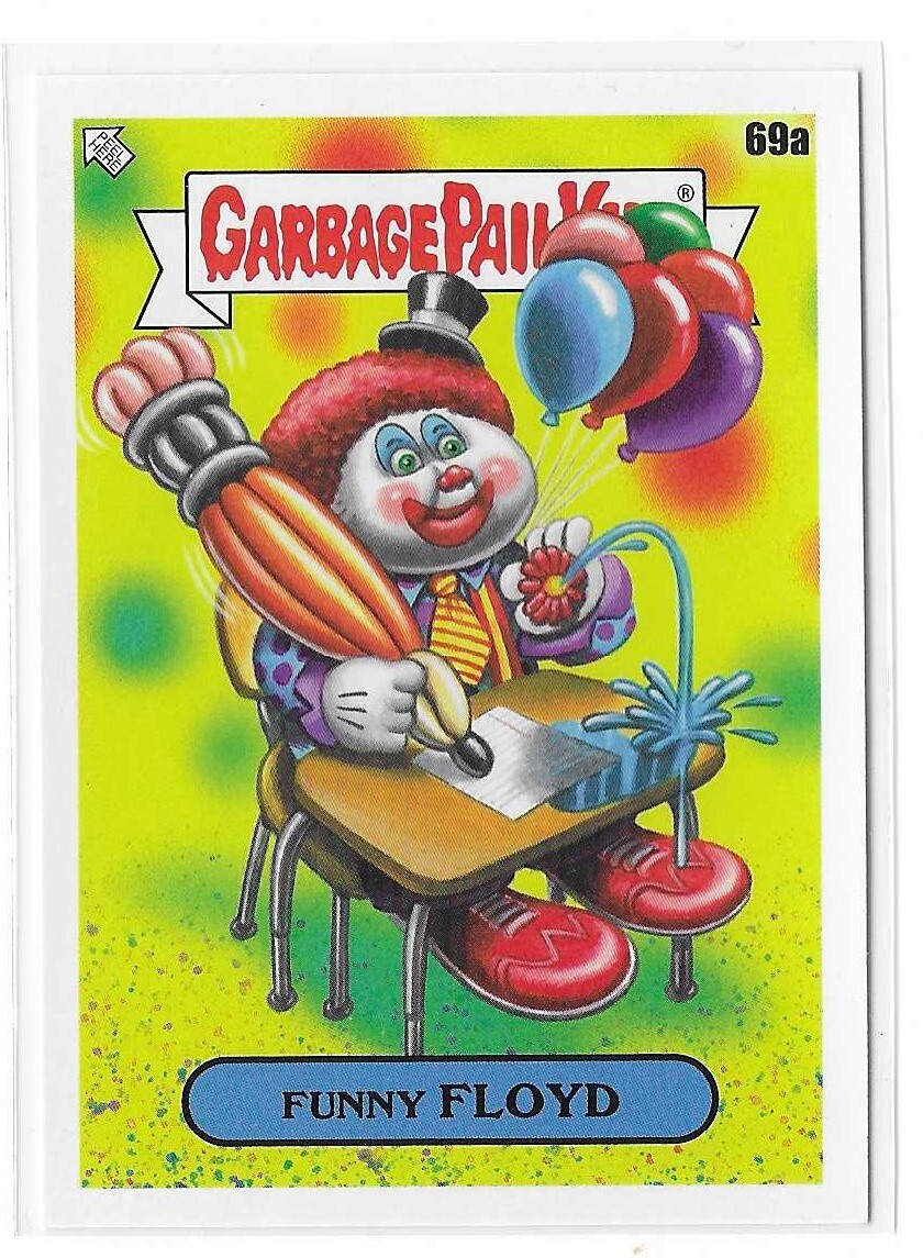 2020 Garbage Pail Kids Late to School Funny Floyd 69a GPK