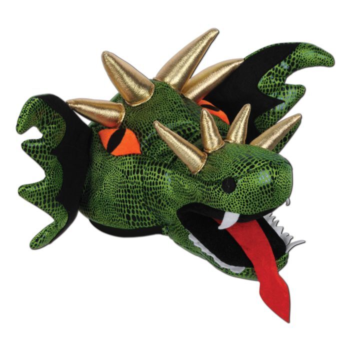 Beistle Plush Party Dragon Hat One Size Fits Most