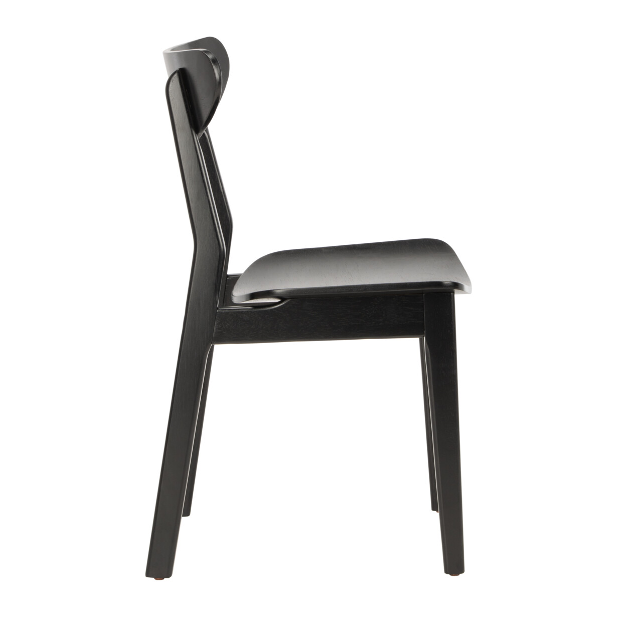 SAFAVIEH Lucca Retro Dining Chair Set of 2 | Black |
