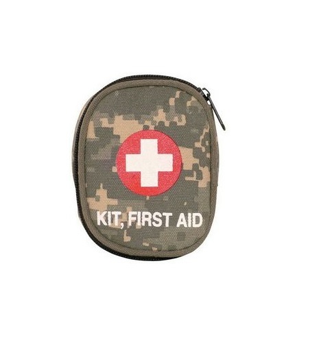 First Aid Pouch Bag Military Style Personal Soldier 1st Kit ACU Digital Canvas