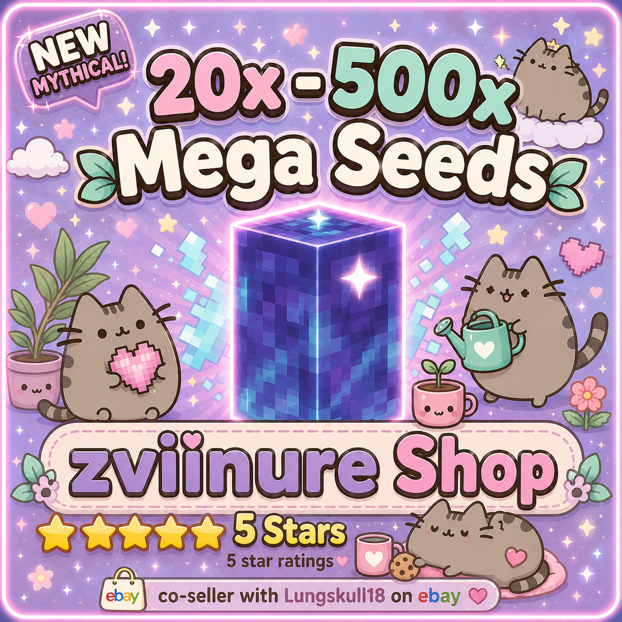 🪴Grow a Garden 2| 20x - 500x Mega Seeds| GAG2 Fast & Easy and Cheap