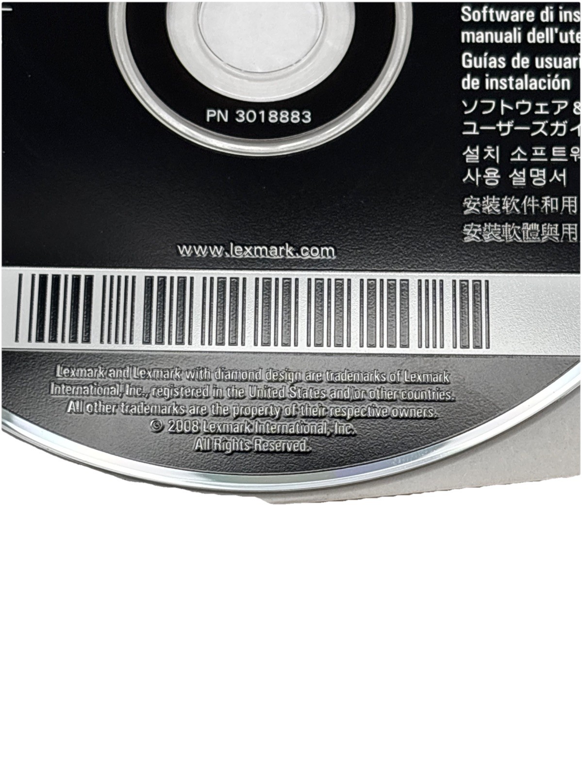 Lexmark 6600 series Printer Installation Software Disk CD
