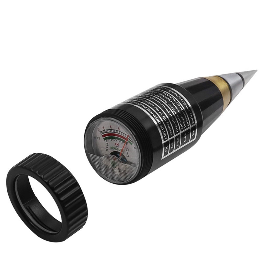 Professional pH Meter for Soil with Moisture Sensor and Metal Electrode