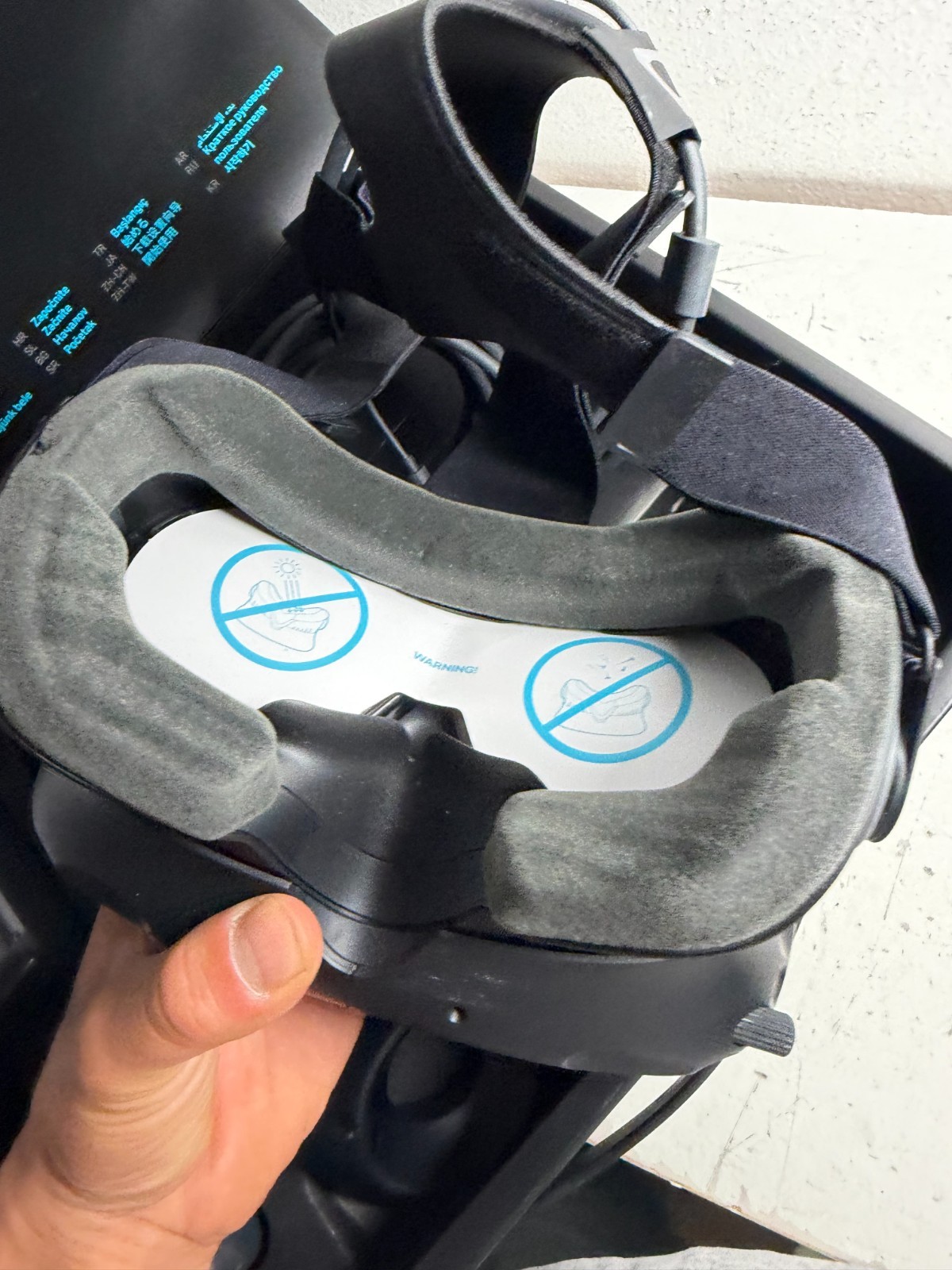 HTC Vive Black Virtual Reality System Headset w/Two Motion Sensing Controllers