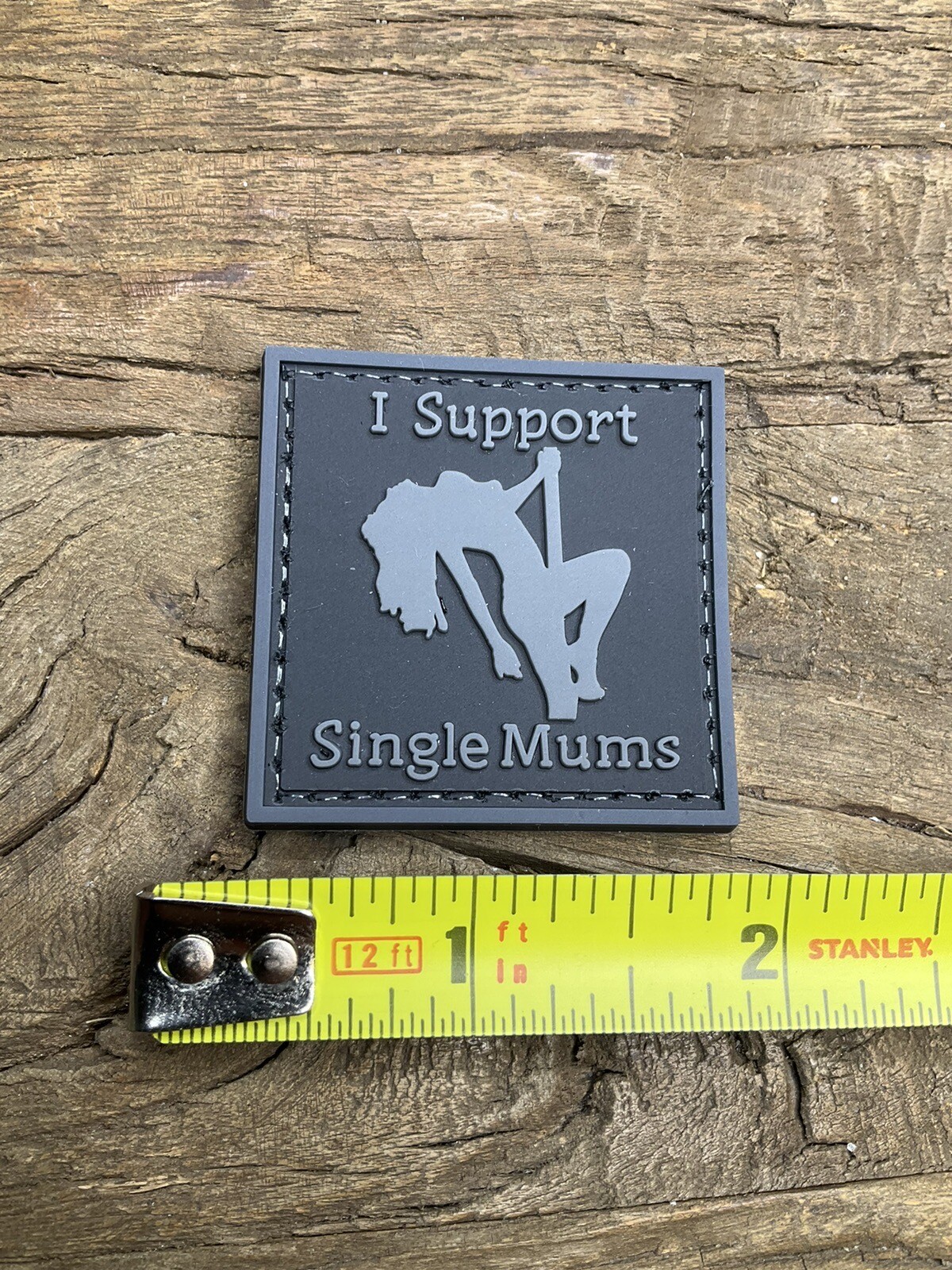 Patch PVC Tactical Morale HOOK-3D PVC Rubber Stripper Poll Dancer Support Single