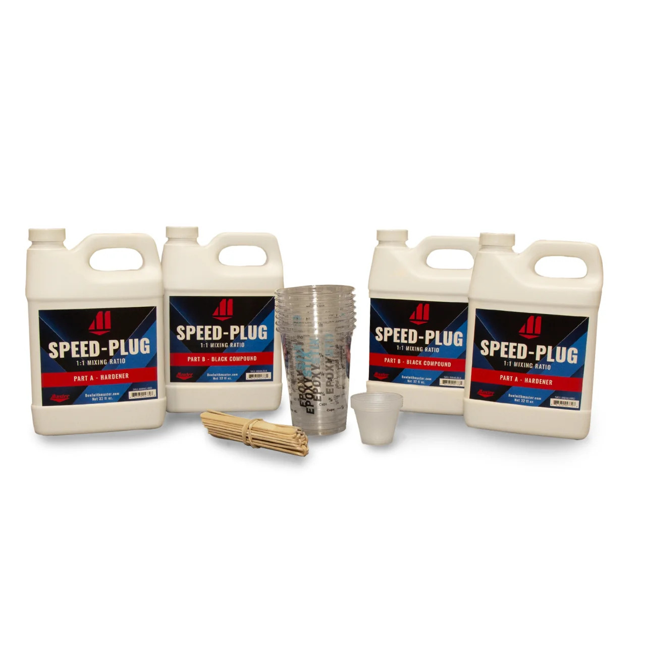 Master Kwik Plug Kit 1 Gallon-Black
