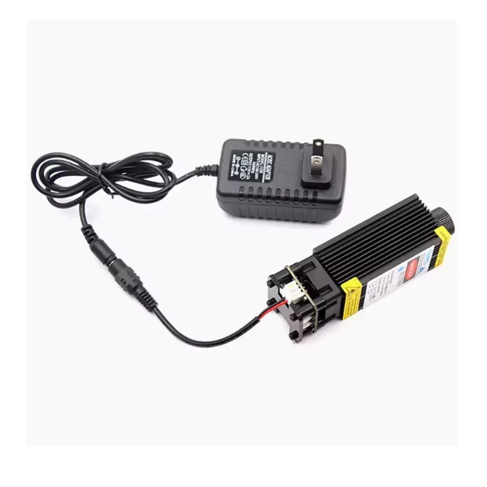 Adjustable Focus 532nm 200mW Green Dot Laser Module 12V Adapter PWM Support