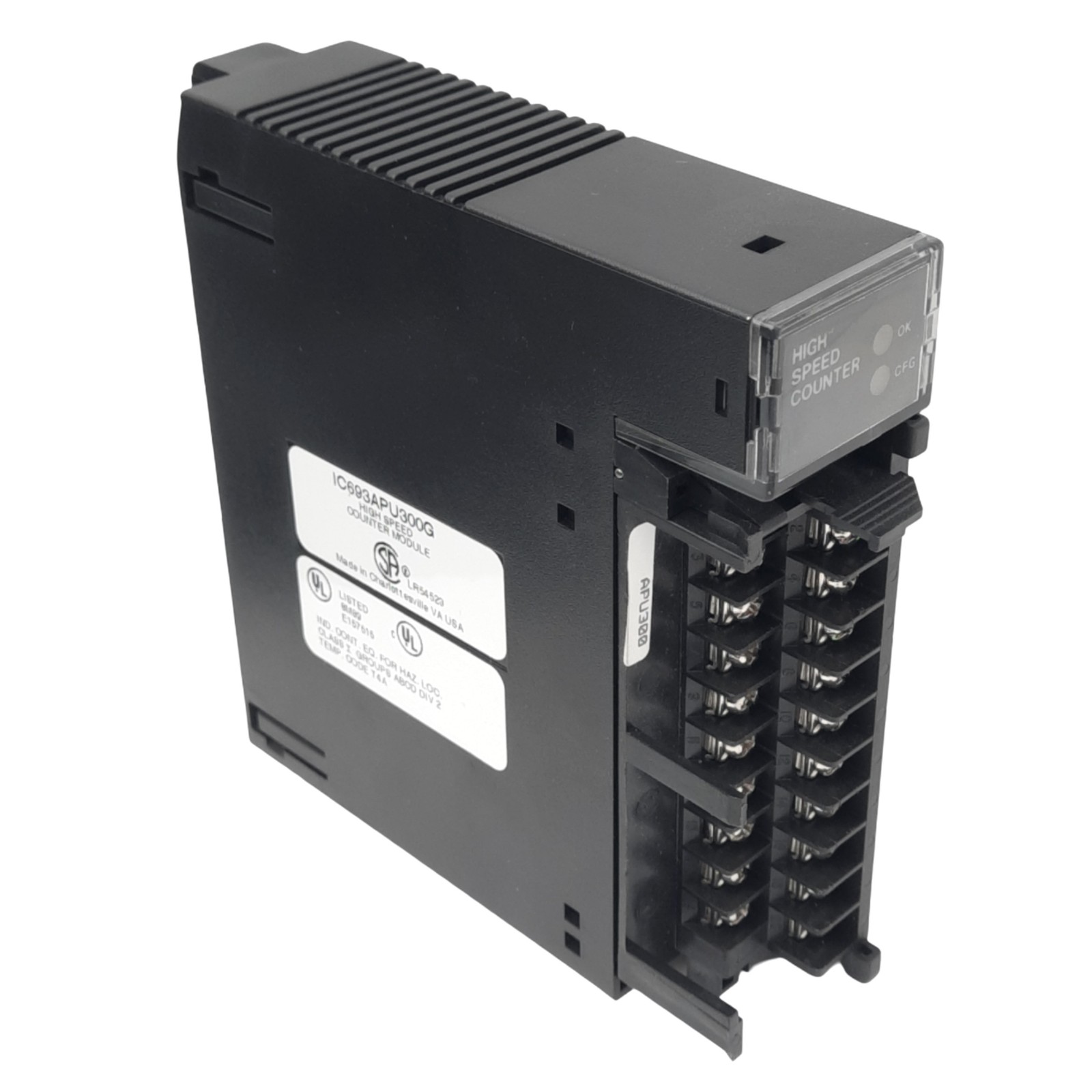 GE Fanuc IC693APU300G High Speed Counter Module for 90-30 PLC, 5/12/24VDC, 0.5A