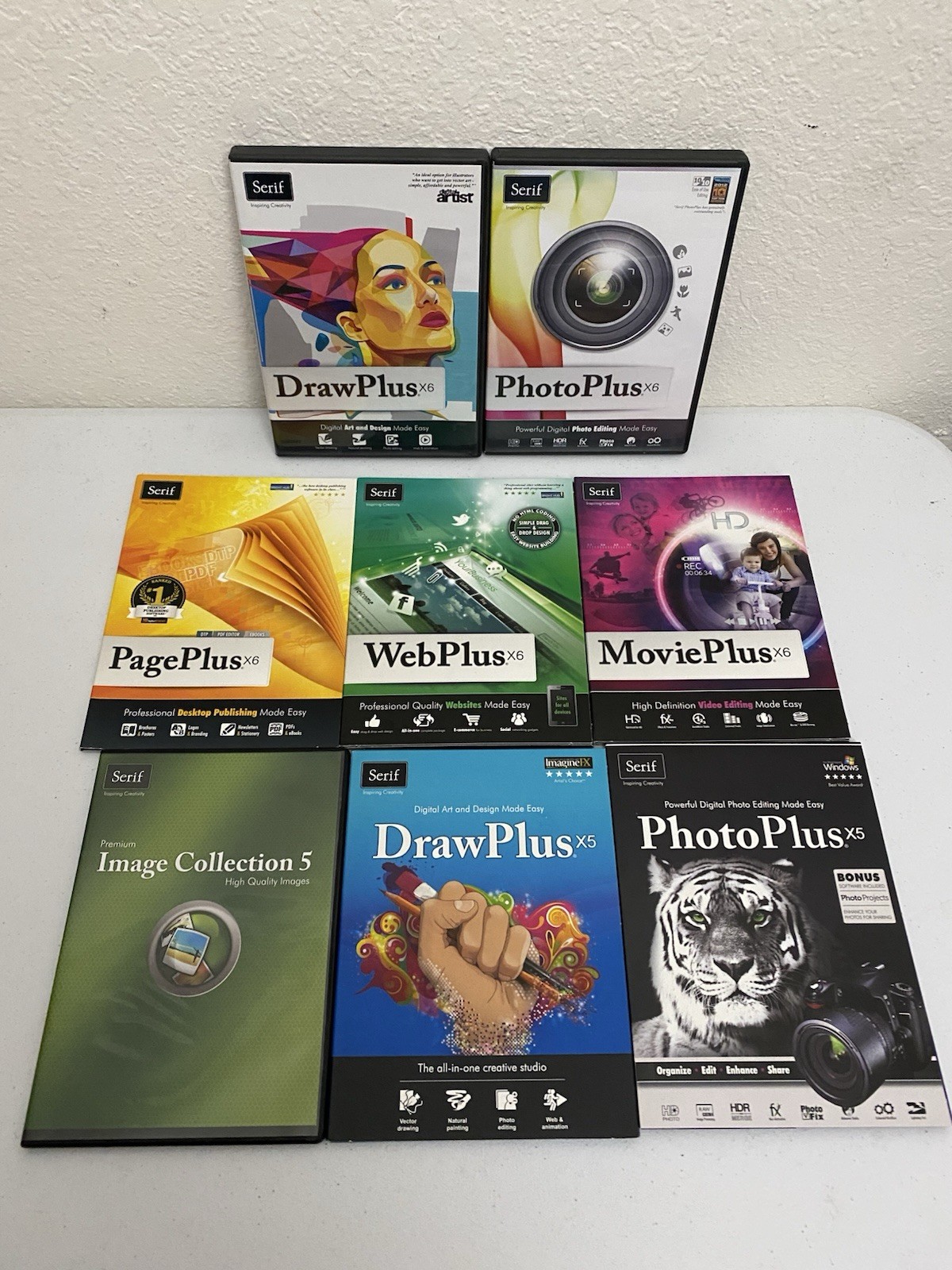 Serif Software Lot X5 X6 Photo Editing PhotoPlus DrawPlus WebPlus Desktop Etc.
