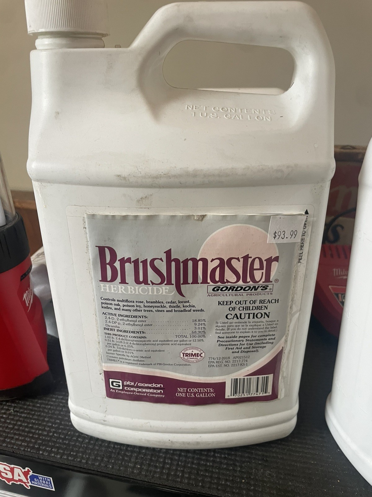 Brushmaster Herbicide 128 fl oz Jug by PBI Gordon