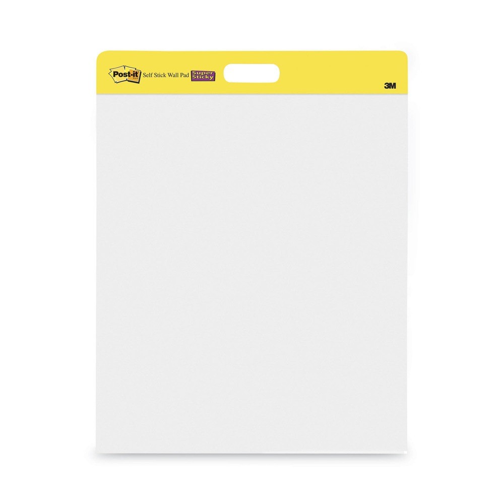 Post-it Easel Pads Super Sticky 566 20 in. x 23 in. Wall Pad - WT (4/CT) New