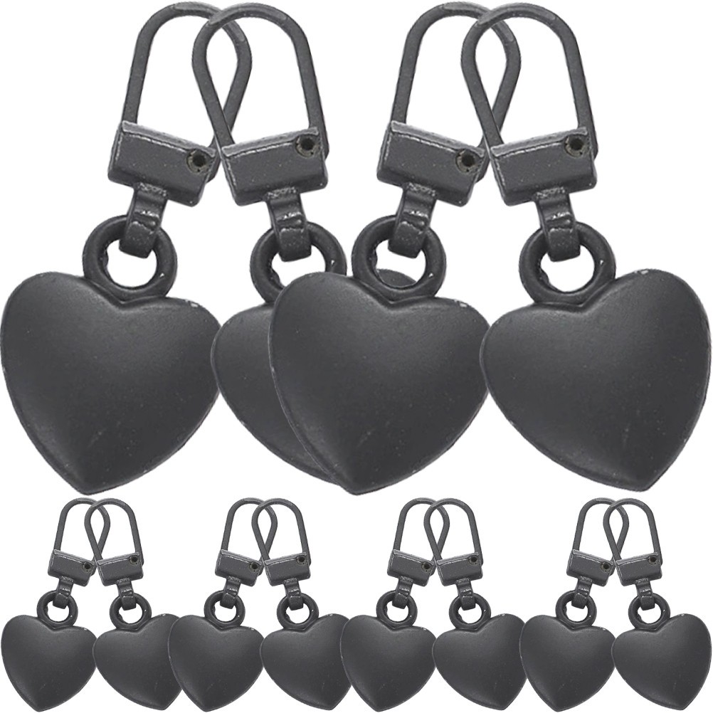 12 Pcs Reusable Zipper Tabs Accessories Slider Replacement Puller