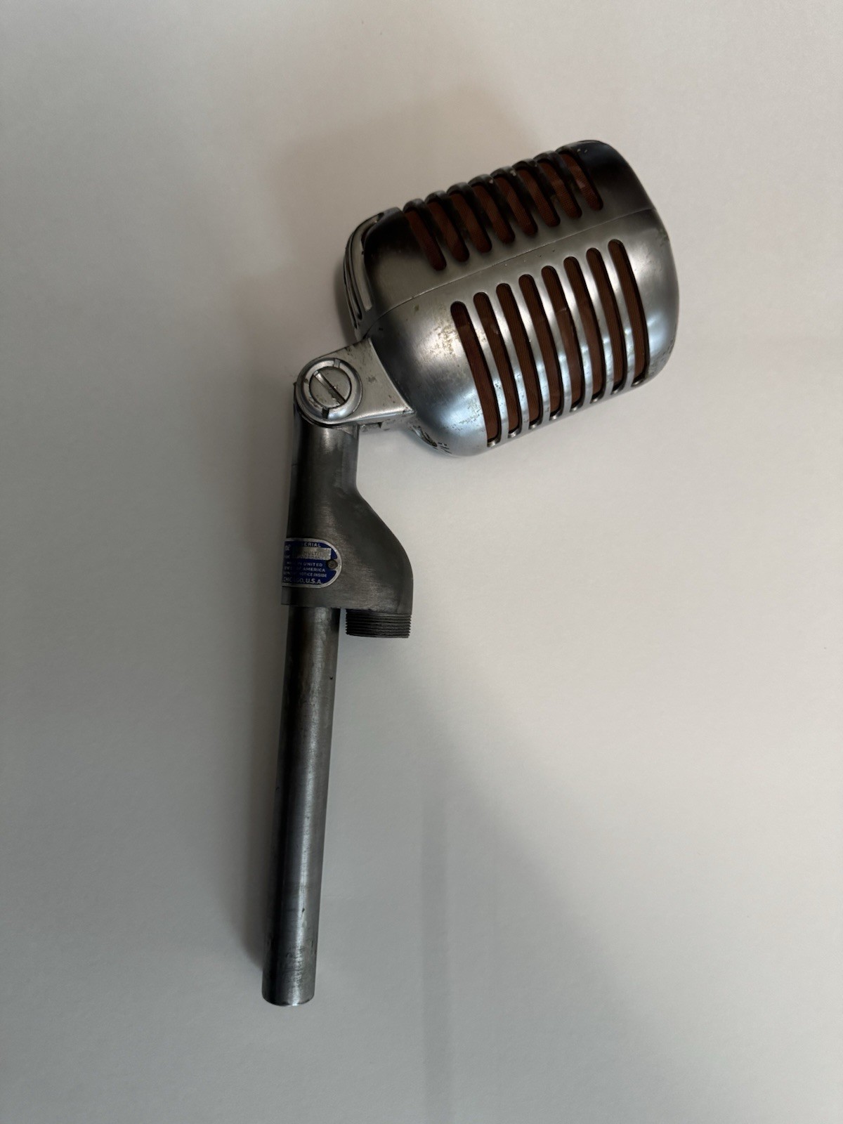 Vintage Shure Unidyne Model 55S Microphone  USED, Untested