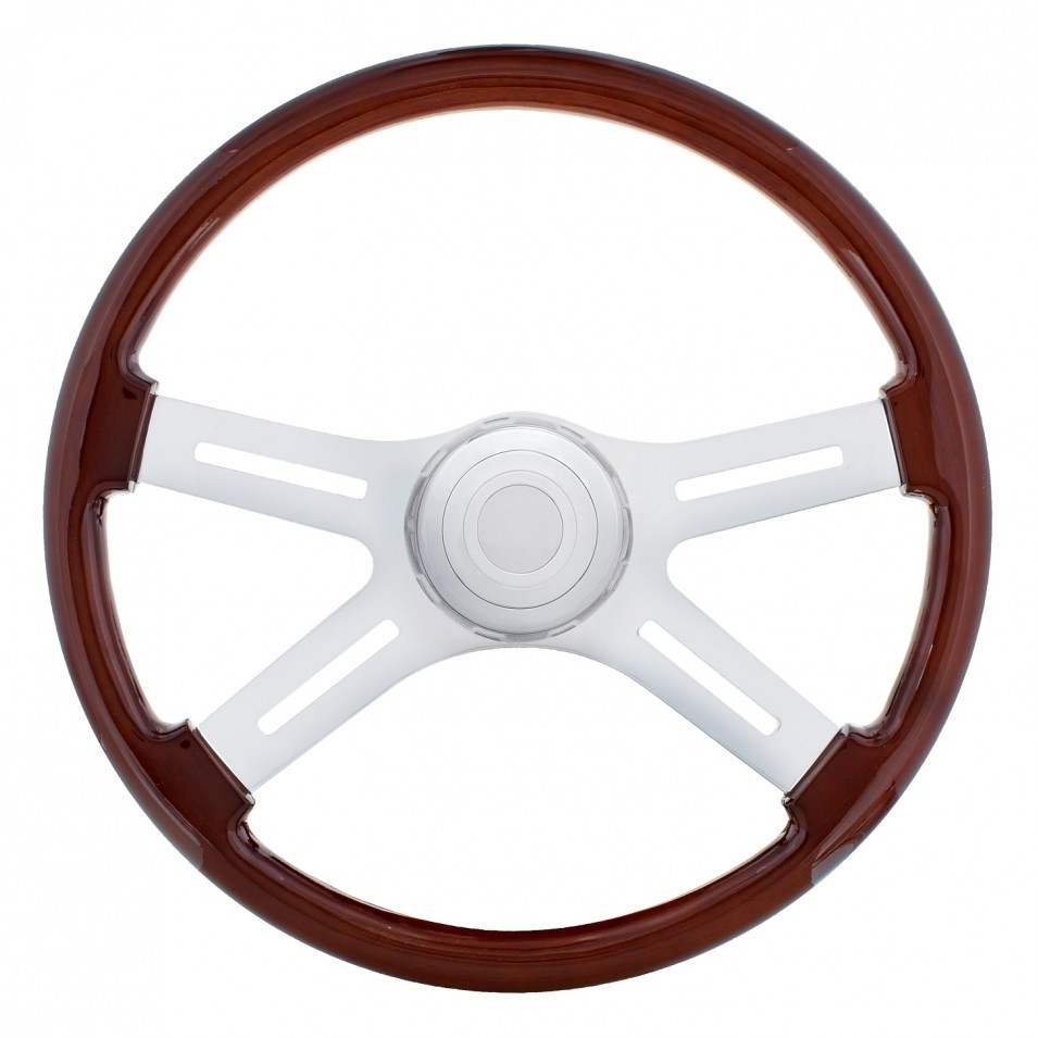 18" Chrome 4 Spoke Steering Wheel for International Trucks