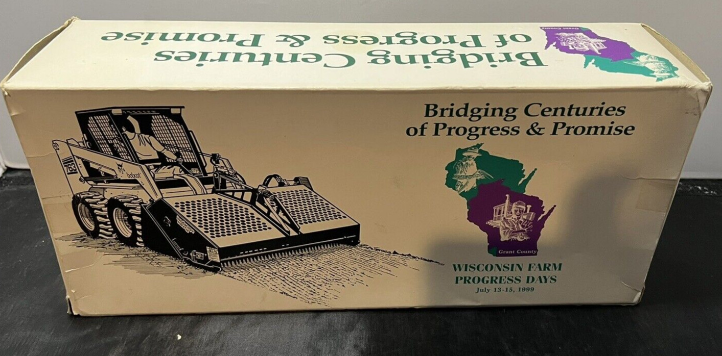 Rare WI 1999 Farm Progress Days- Melroe loader & 763 Bobcat loader/ Numbered set