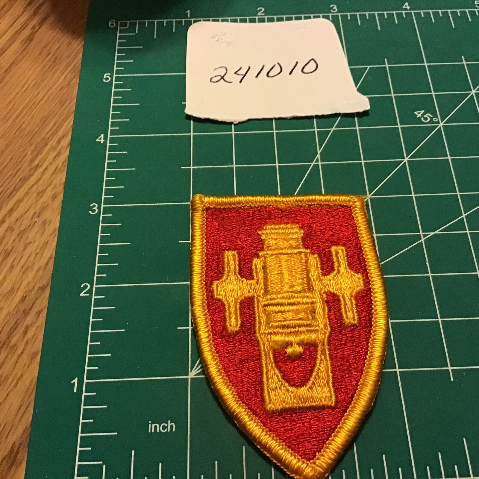 MILITARY PATCH US ARMY FIELD ARTILLERY SCHOOL COLORED NEW OLD STOCK