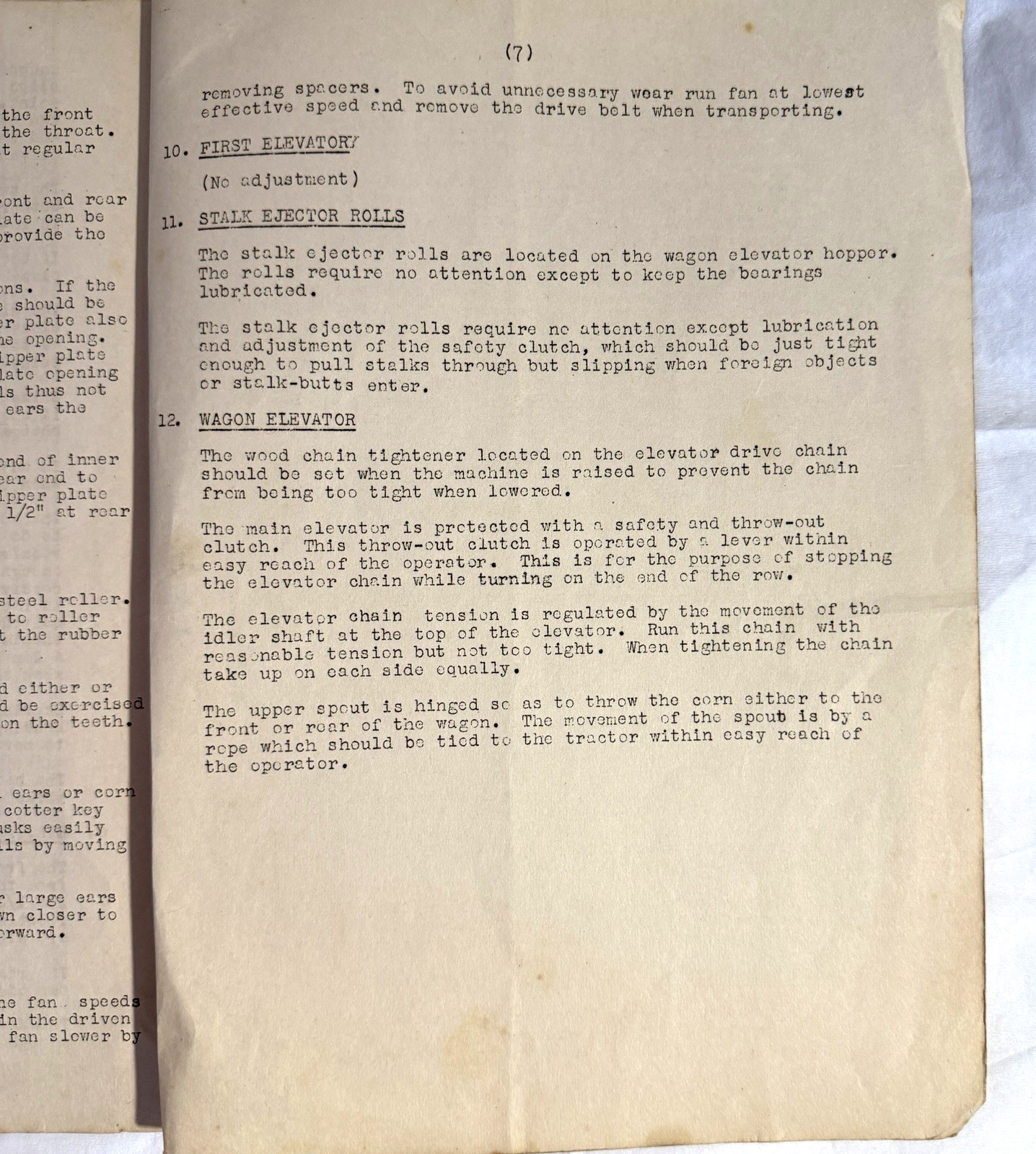 Allis Chalmers 2 Row Corn Harvester Educational Program Operation & Adjust Guide