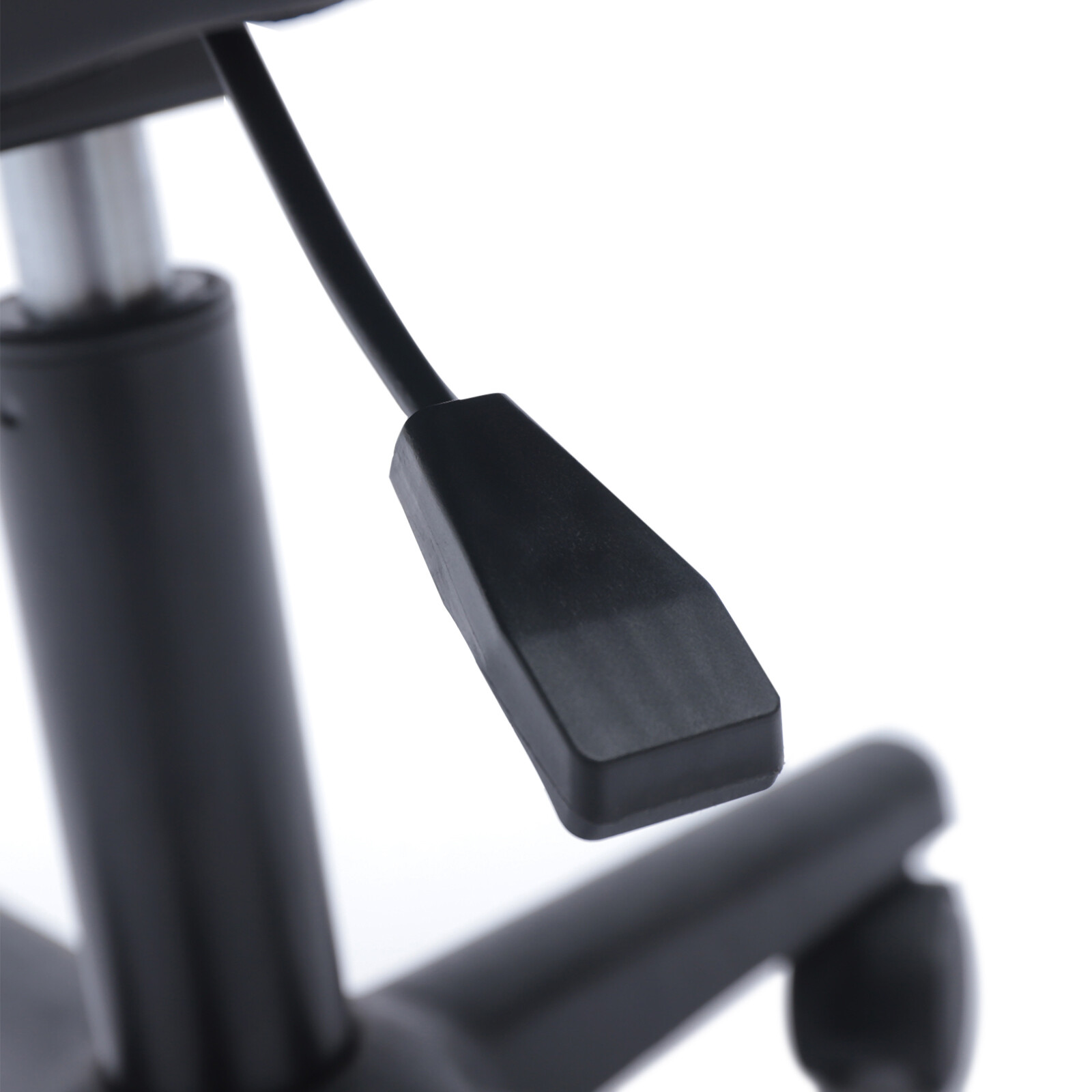 Office Foot Stool with Wheels, Height Adjustable Rolling Leg Rest Adjustable New