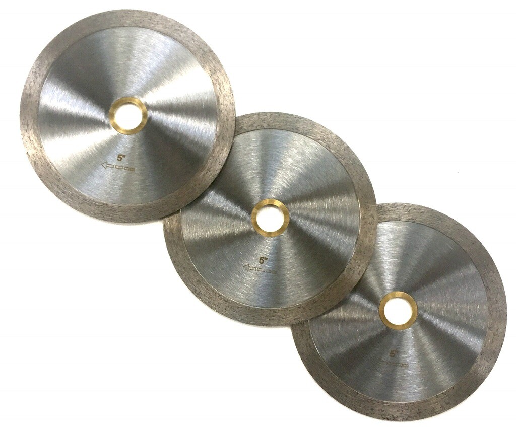 5” Continuous Rim Cutting Diamond Tile Blade Granite Porcelain (buy4get1free)