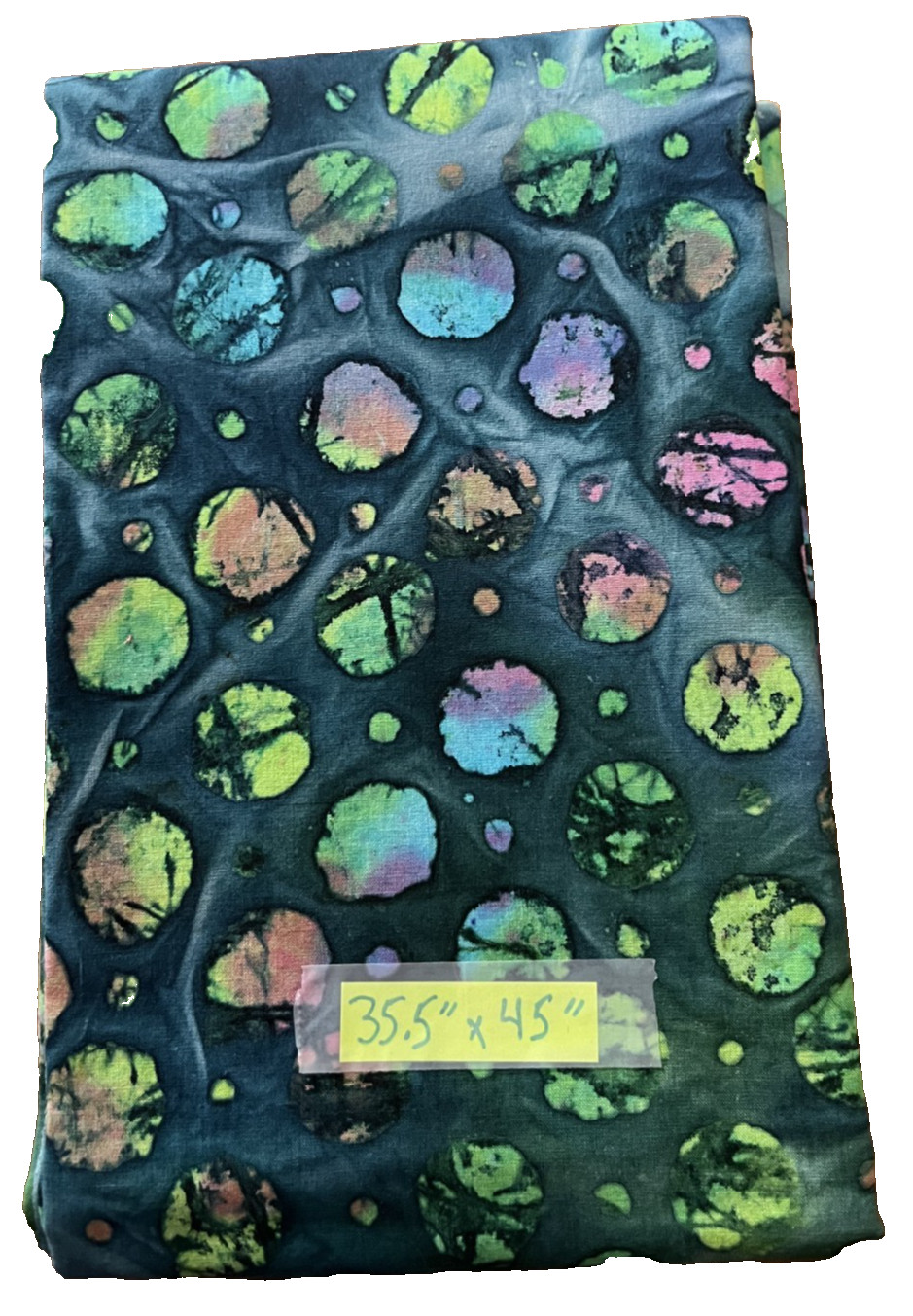 1 yd precut Batik Cotton fabric 35.5" X 45" crafts sewing quilting