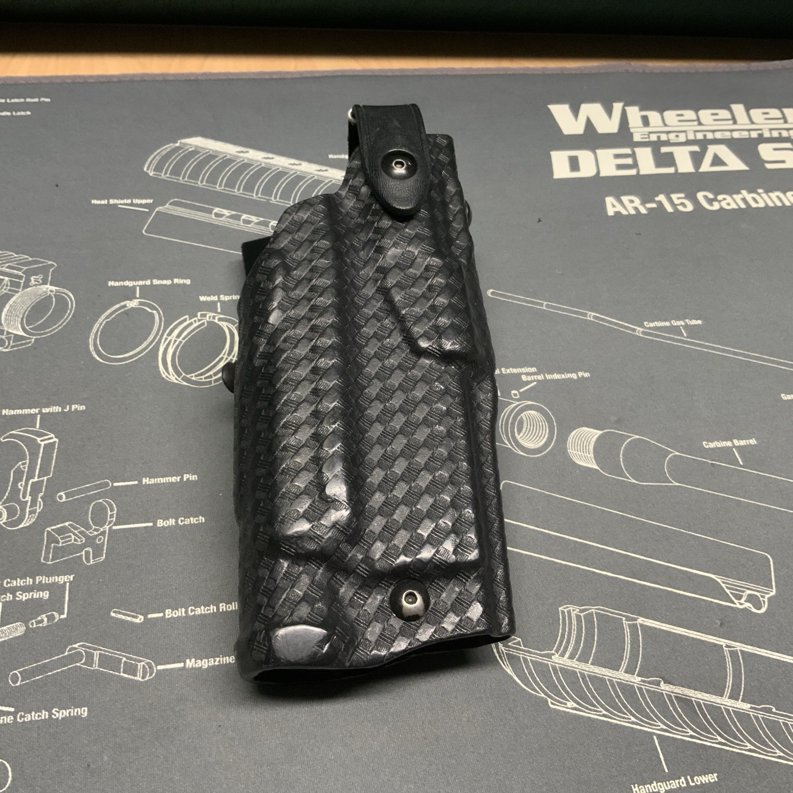 Safariland Basketweave Duty Holster 6360-4502 RH SIG P-320 IT M3 Light