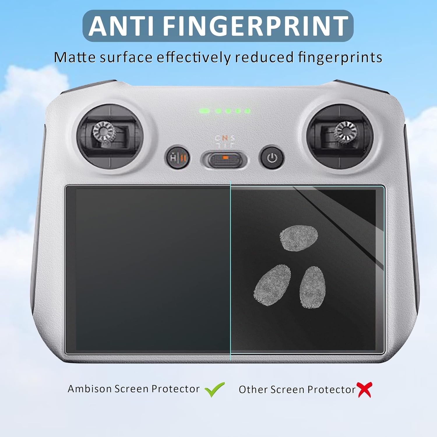 Ambison [2 Pack] DJI Mini 4 Pro Matte Glass Screen Protector,...
