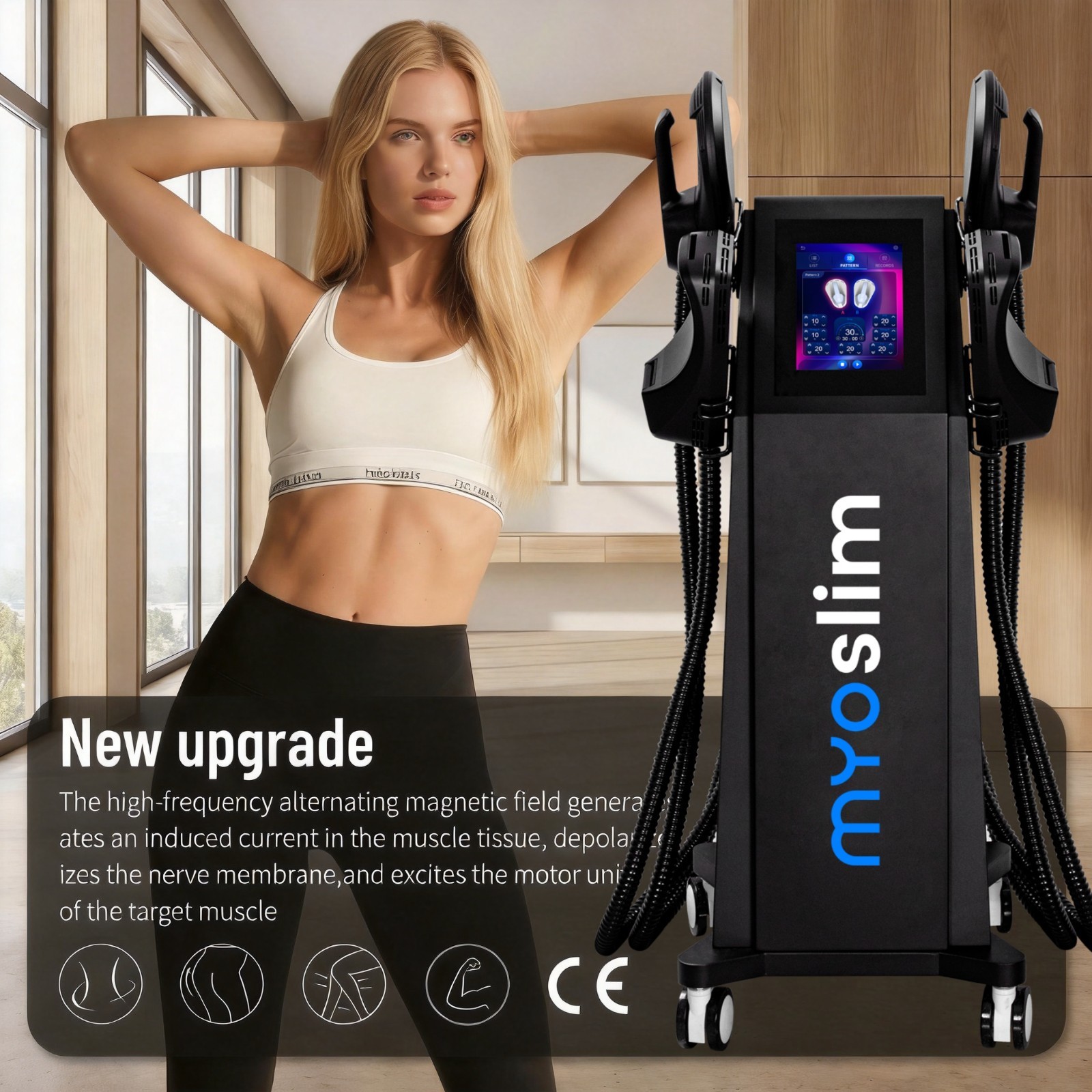 2026 MYOslim Body Engraving Machine Body Shaping Massage Fat Removal Buttocks