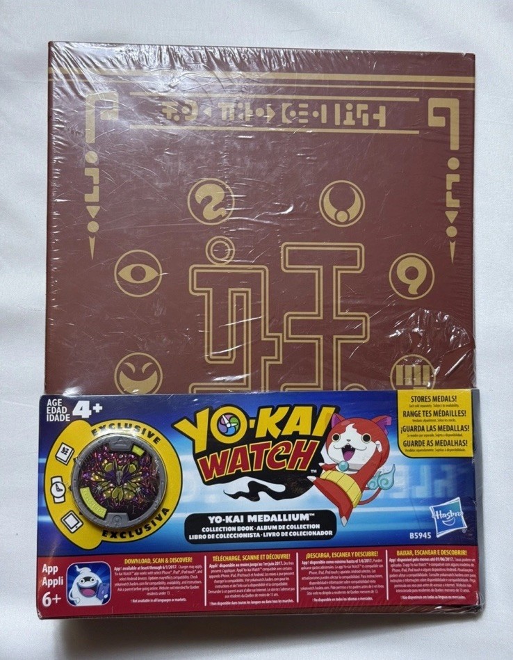 Yo Kai Collection Book with Medallium by Hasbro Exclusive Watch Collector