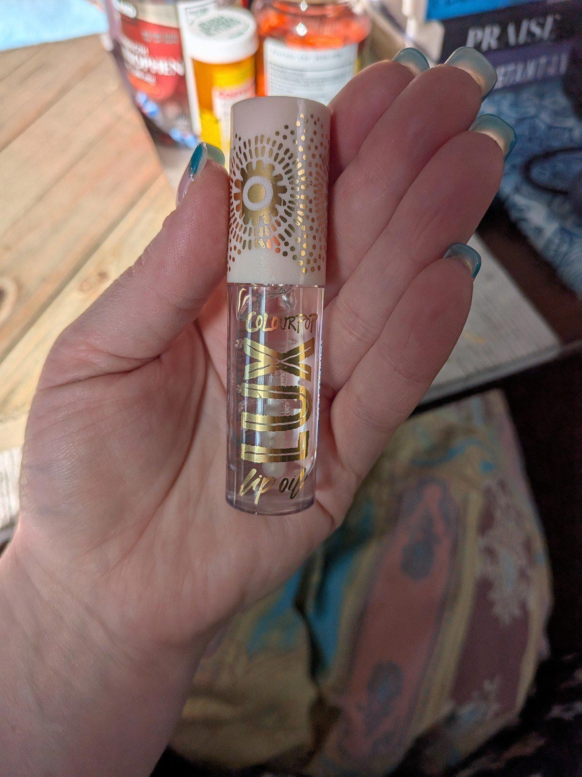 ColourPop Lux Lip Oil Vanilla Flavor Dew Drop .16 oz Opened but unused