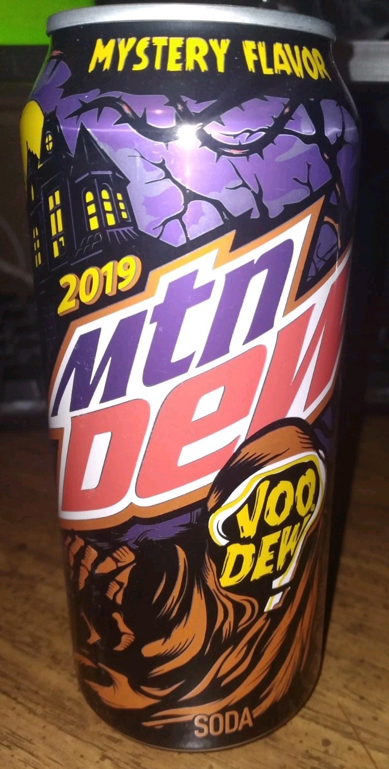 Mountain Dew Voodew 2019 Full 16oz Can 2/20/23 Full