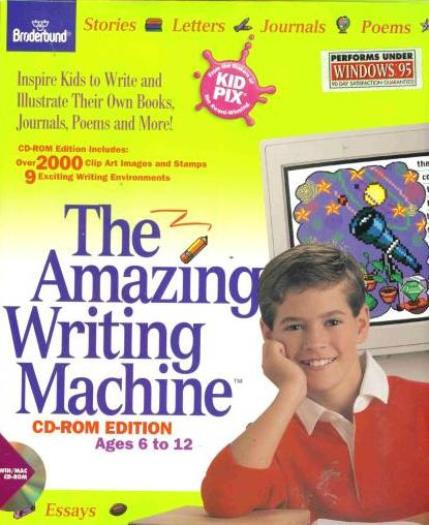 The Amazing Writing Machine PC MAC CD write books poems journals stories letters