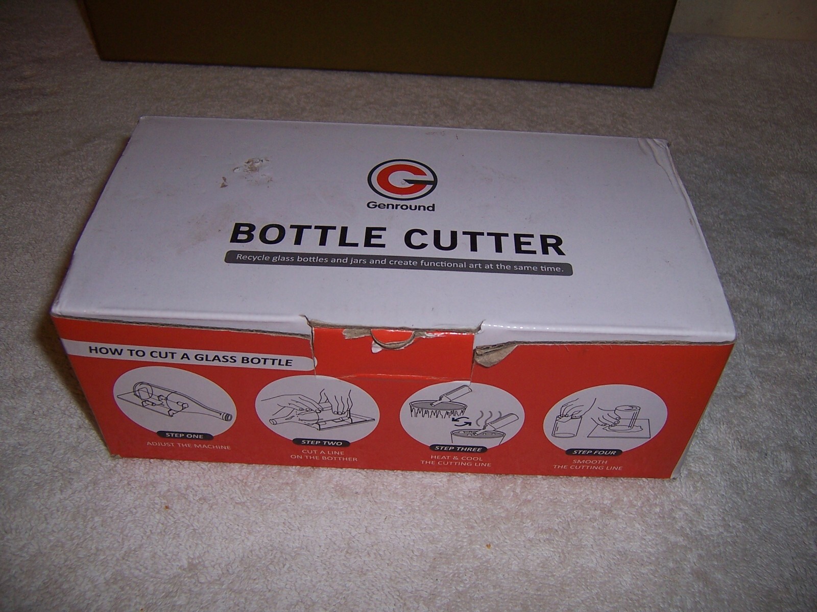 Genround Bottle Cutter cut a glass bottle cutting tool