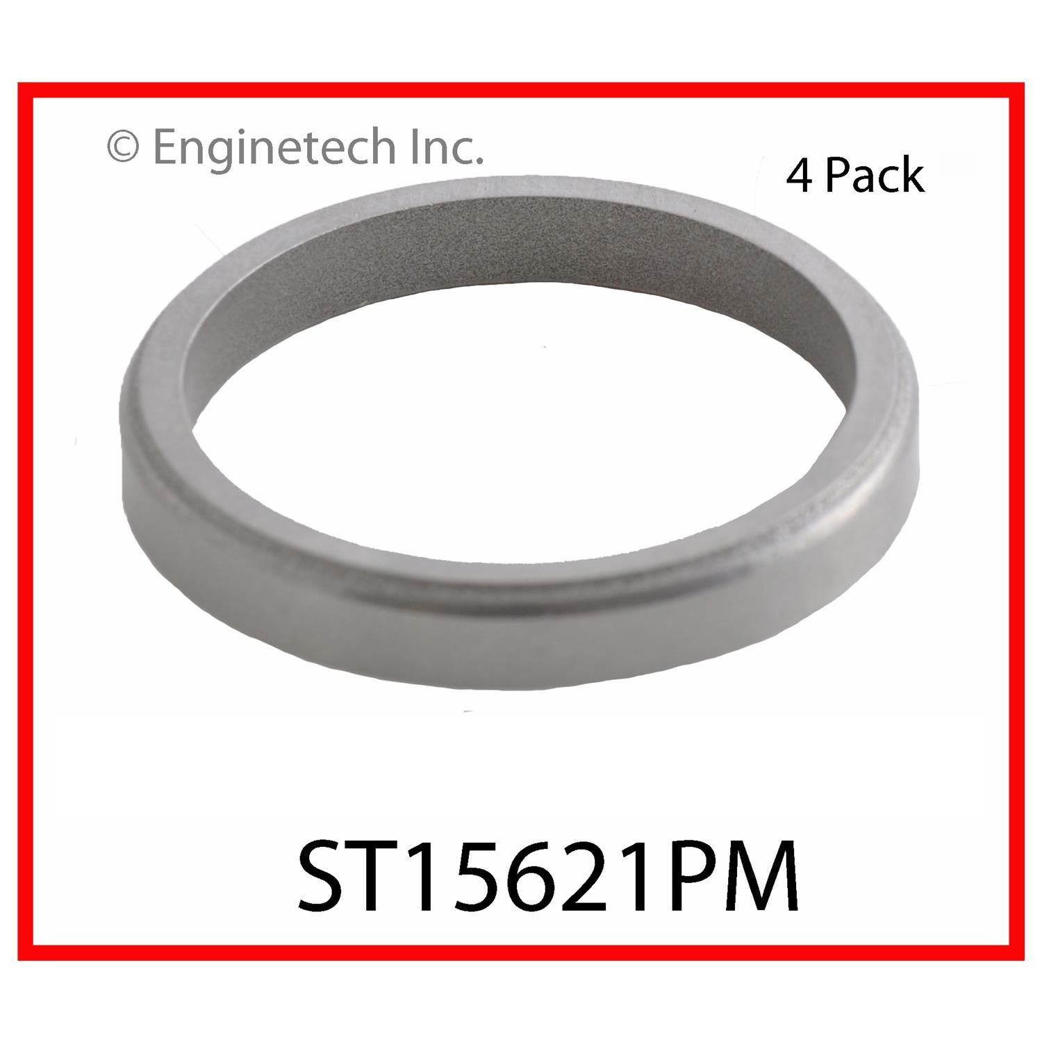 Enginetech Engine Valve Seat Set - 4 Pack for Improved Valve Train Performance