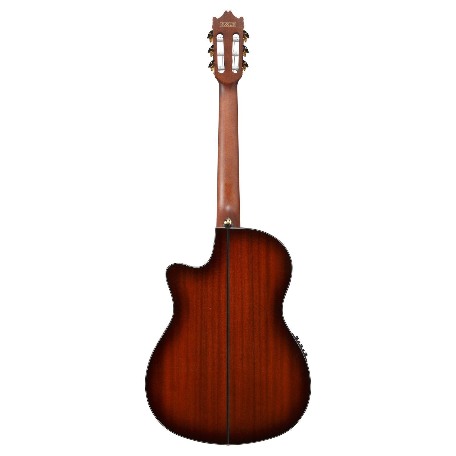 Ibanez GA35TCE A/E Nylon String Guitar - Violin Sunburst High Gloss