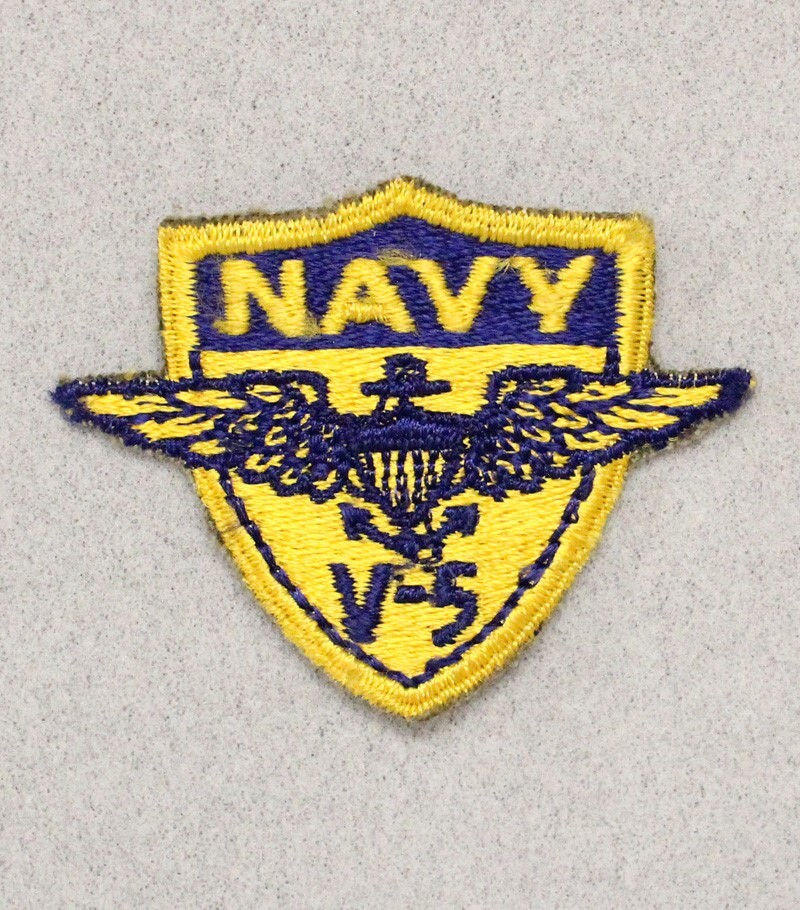 USN Navy patch 954: V-5 Naval Aviation Cadet Program (WWII Original)