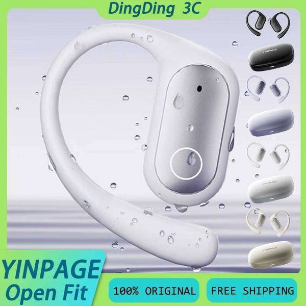 Color: White - YINPAGE Fit Wireless Earphone Panoramic Sound Bluetooth Long Batt