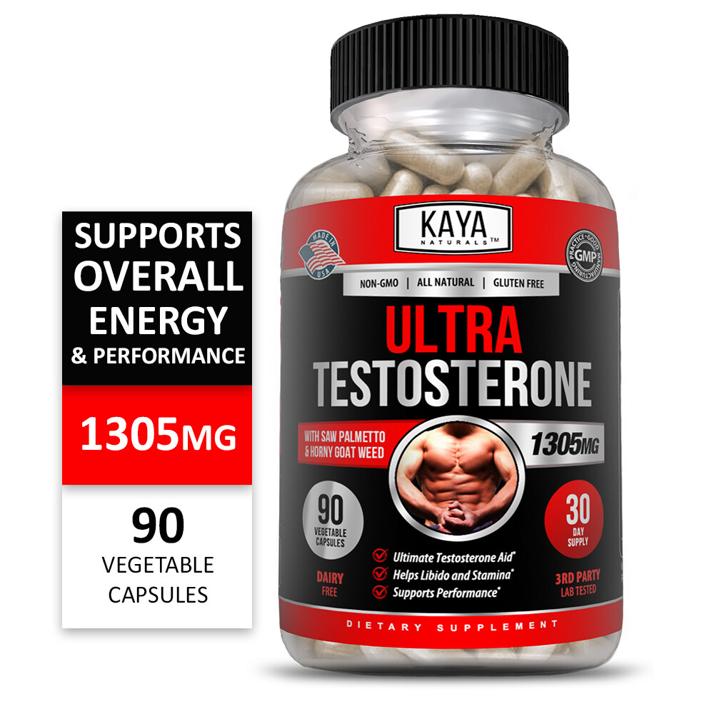 (2 Pack) Ultra Testosterone 90Ct, Muscle & Testosterone Support, Bodybuilding