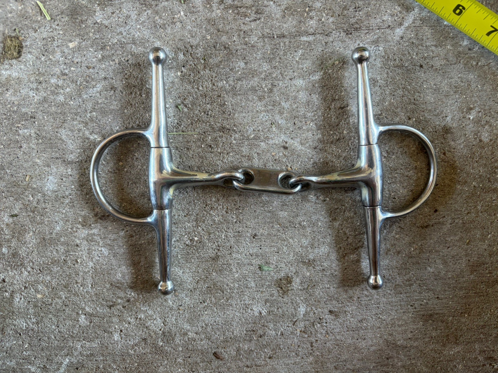 Used Full Cheek Snaffle Dr. Bristol Link 4 3/4" Mouth