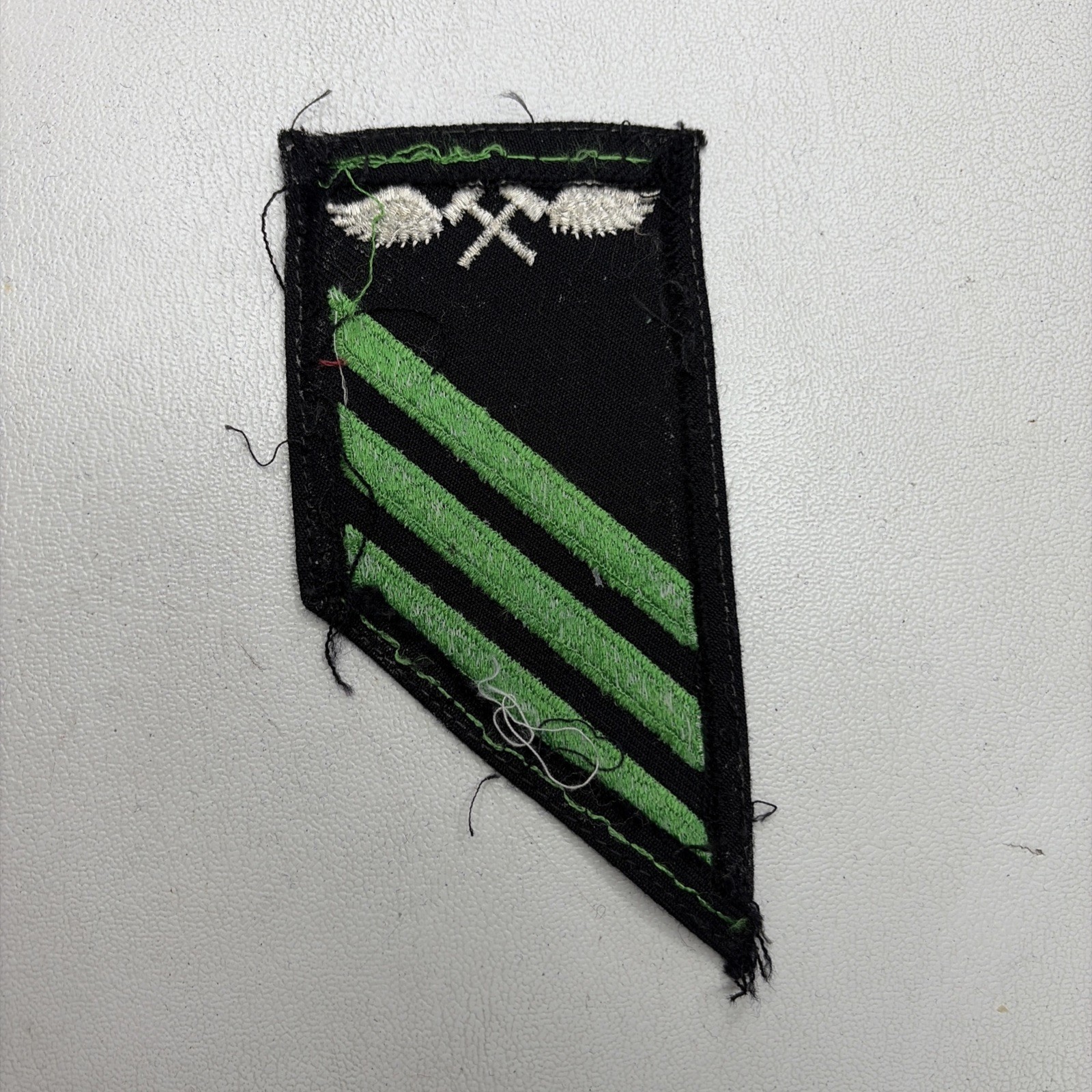 Vtg US Navy 3 STRIPE AVIATION STRUCTURAL MECHANIC Combo Rate Badge Patch 00!D