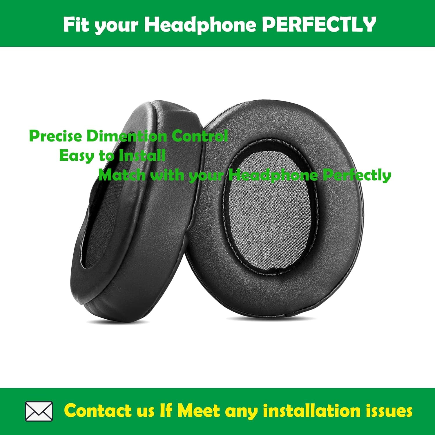 Premium Replacement Earpads Cushions Compatible with Samson CH700 CH-700 Headpho