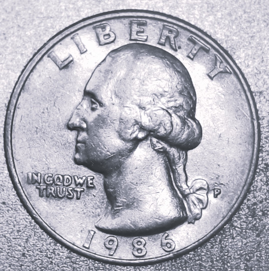 US 1986 P Washington Quarter Circulated Ungraded Philadelphia Mint
