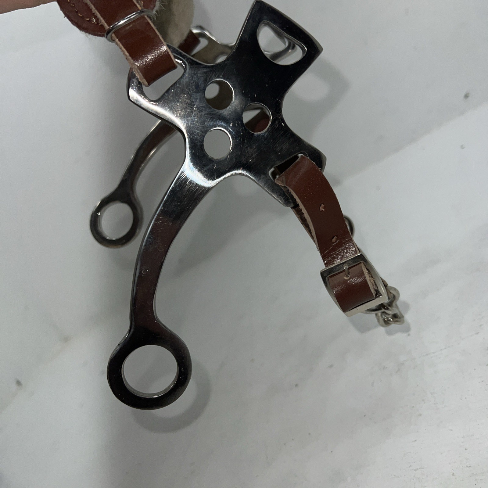 New Tough 1 Fleece Lined Silver Hackamore #25131 U-4