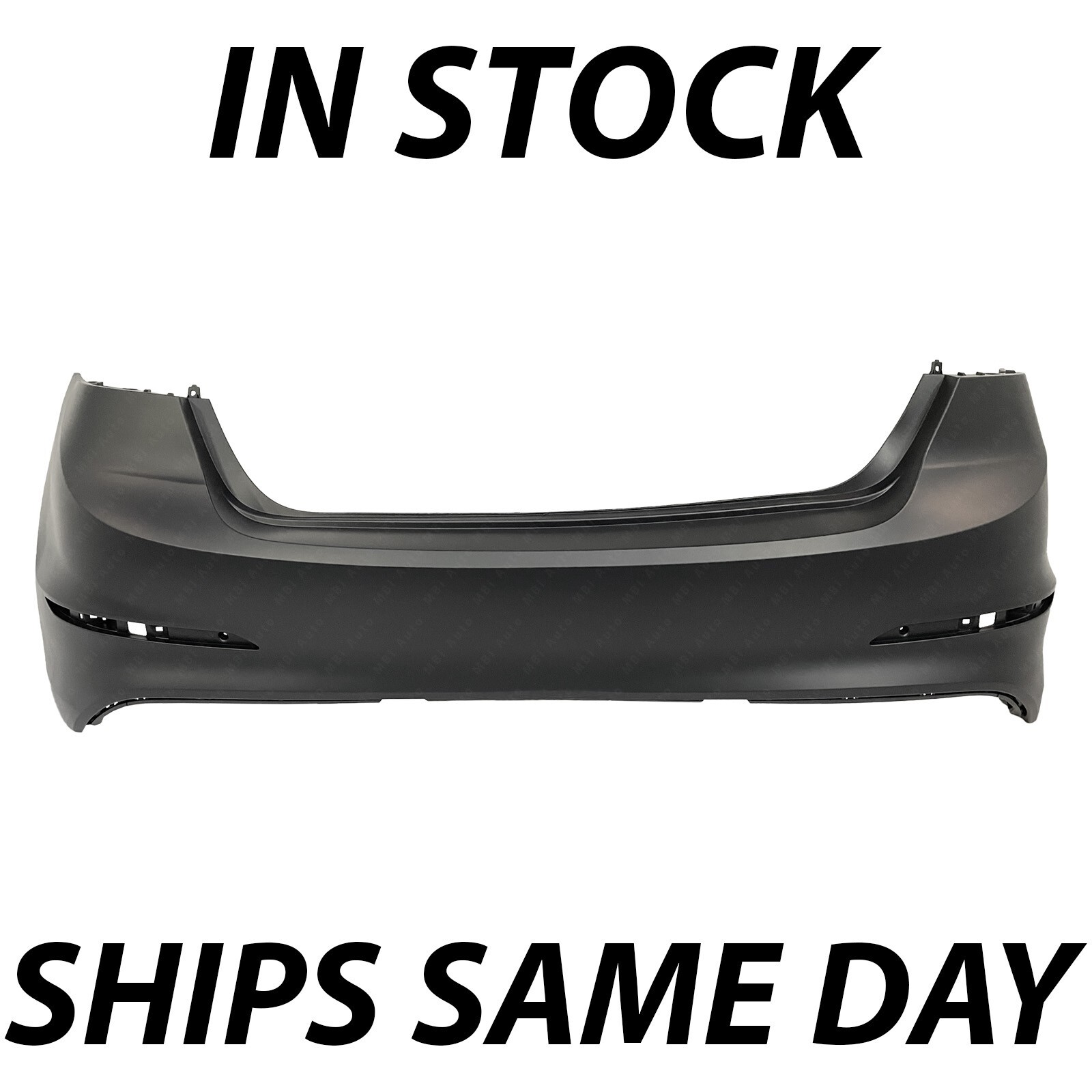 NEW Primered Rear Bumper Cover Fascia for 2017 2018 Hyundai Elantra Sedan 17 18