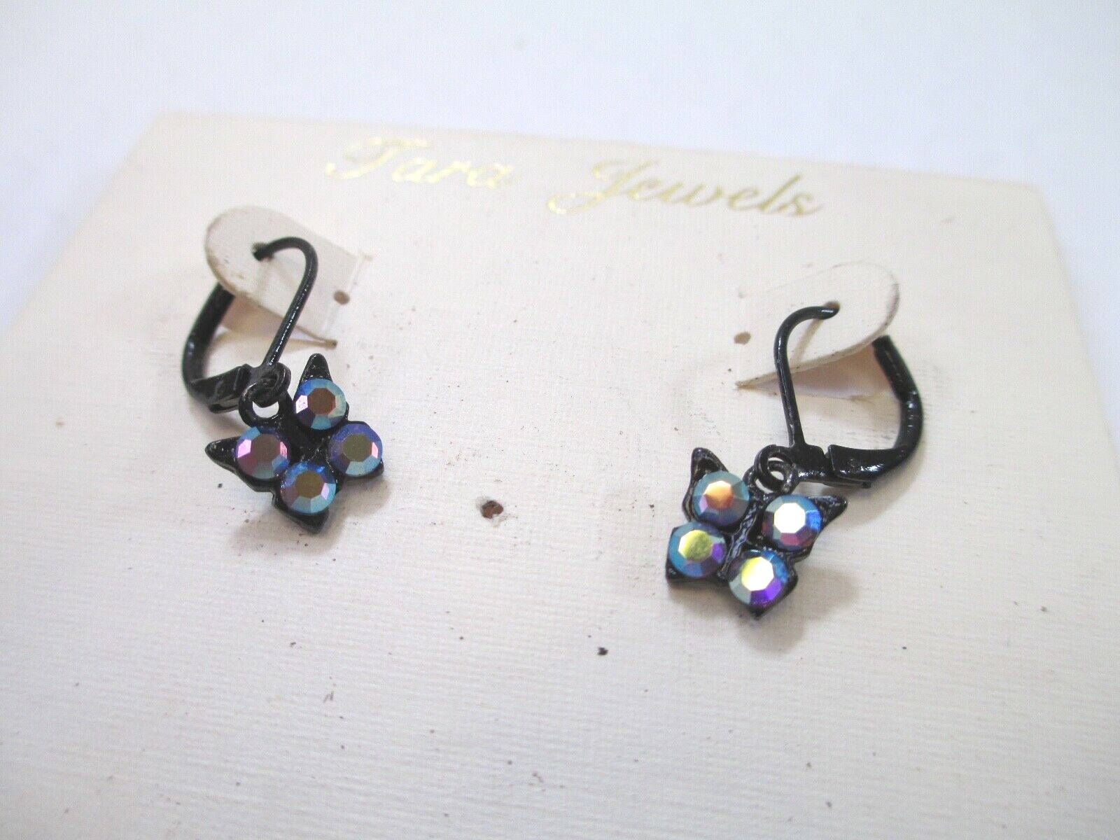 Tara Jewels Butterfly earrings AB Rhinestine