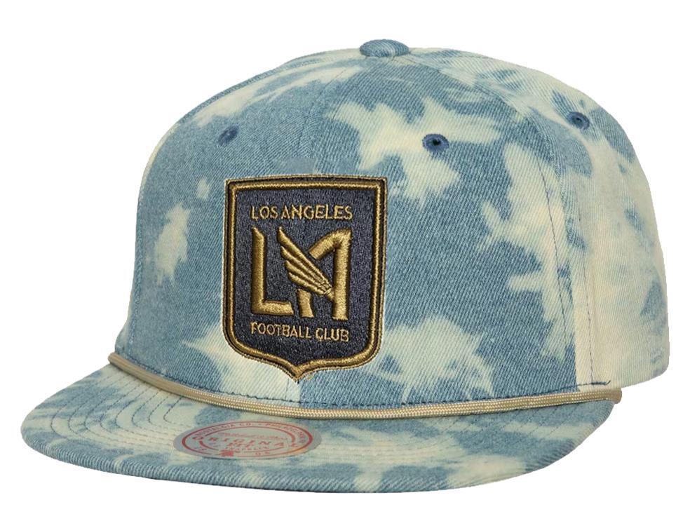 MENS MITCHELL & NESS MLS ACID WASH SNAPBACK LAFC