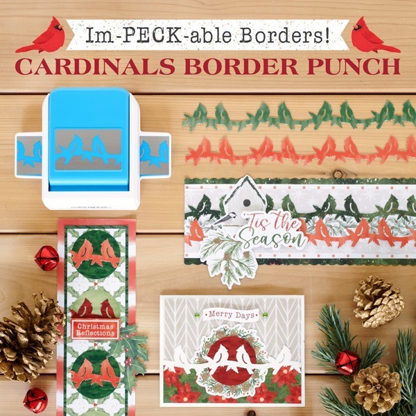 Creative Memories Cardinals Punch Border Punch