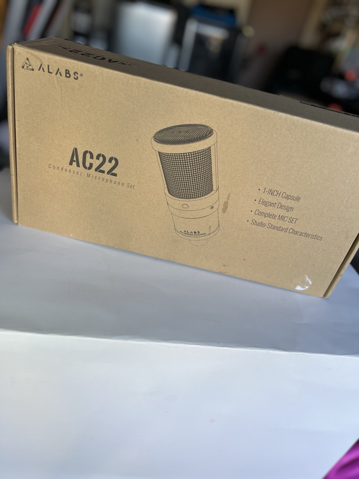 ALABS AC22 Condenser Microphone Set For Creators YouTube Streaming Podcast