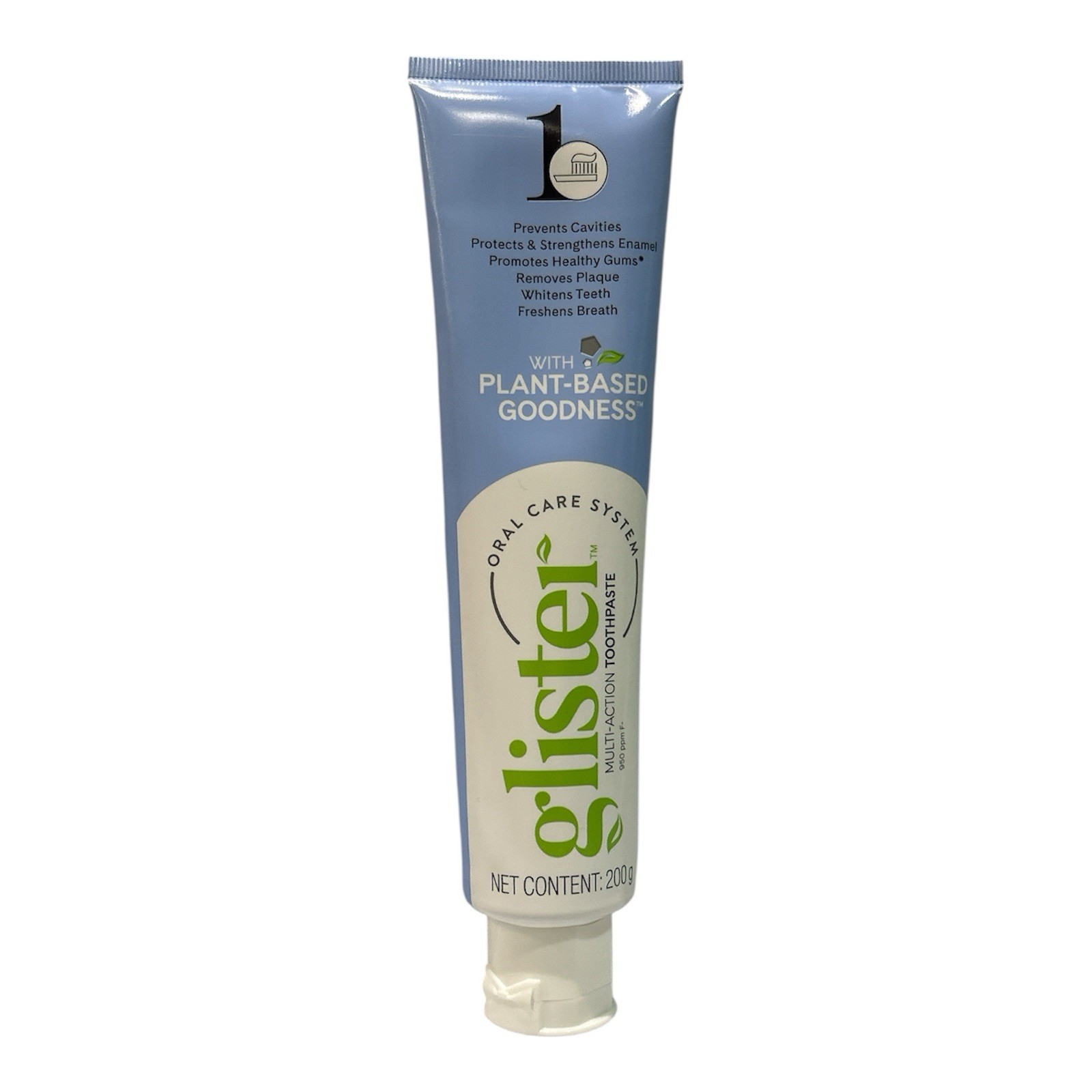 Glister Multi-Action Toothpaste 200g Fresh Mint Flavor Plant-Based Goodness NEW