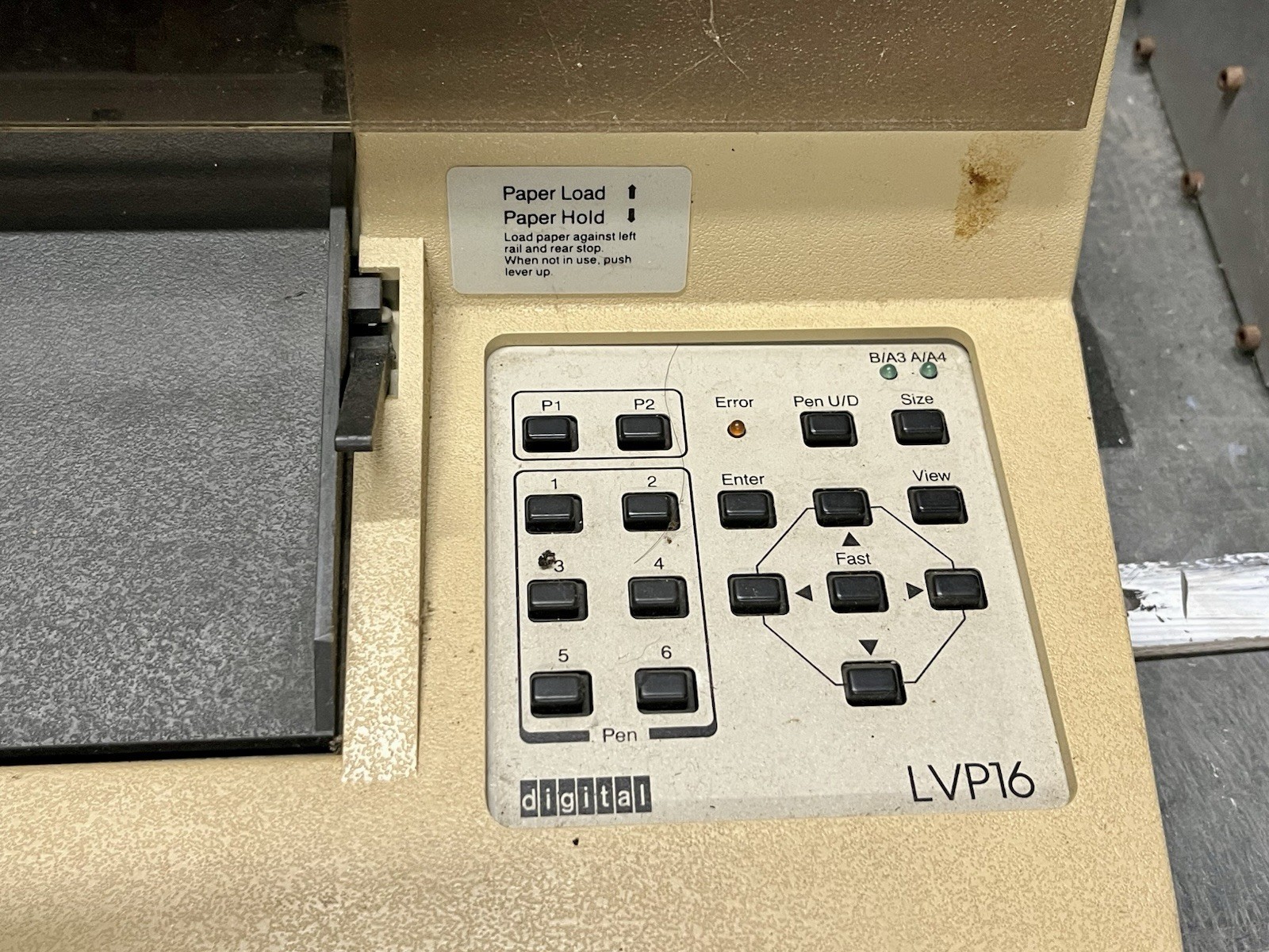 Digital Dec LVP16 Graphics Plotter Printer (rare)