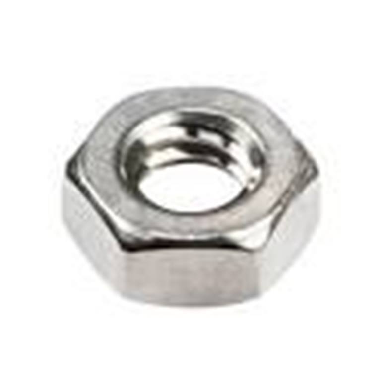 Stainless Steel Hex Machine Screw Nuts #10-32, QTY-100